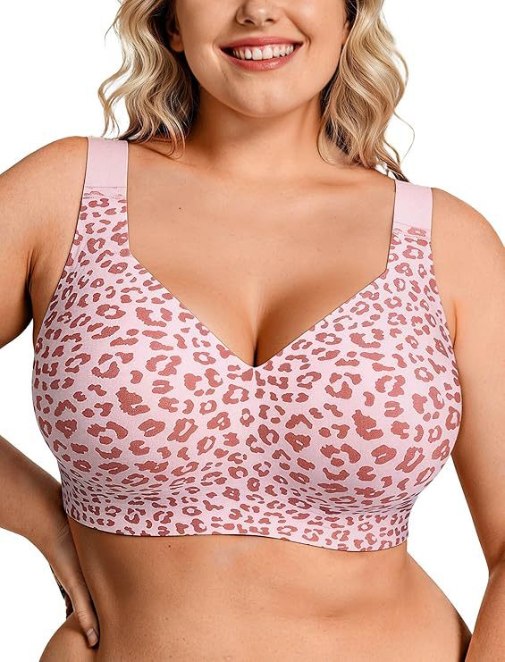 Minimizer Bra Women - Biustonosz bez fiszbinów plus size, żelowy,
